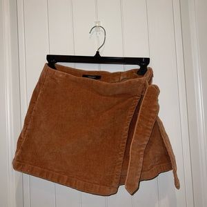 Forever 21 Corduroy Brown Skort 🍂🤍